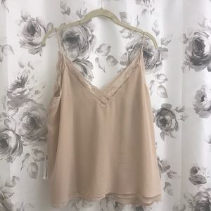 Lace cami , waist length